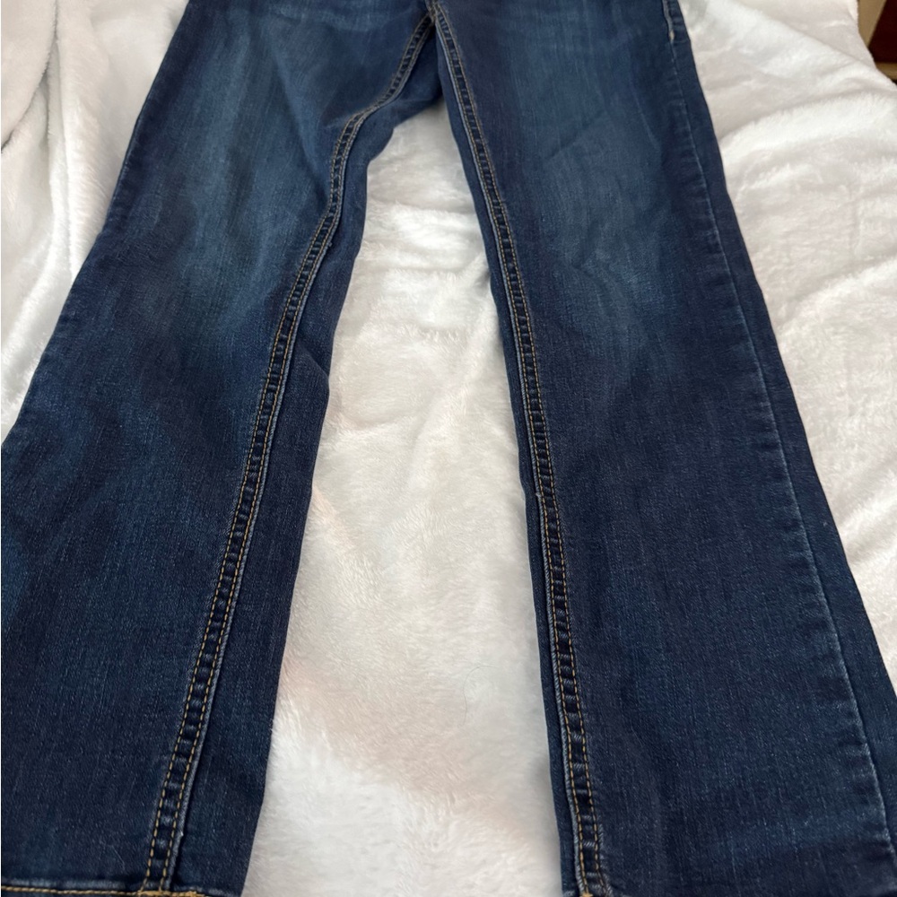 Levi’s Performance 511 Slim Dark Denim Adj Waist Jeans 12 Regular Boys - Picture 2 of 7